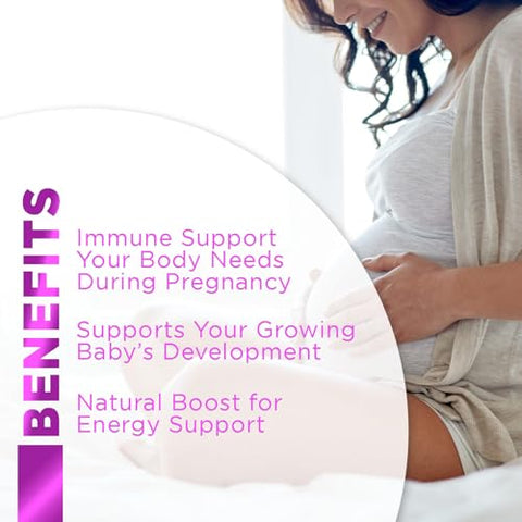 Nature's Nutrition - Gomas de Ácido Fólico para Mulheres 785 mcg, Vitaminas Essenciais Pré-Natais para Mamãe | Marca: Folic Acid Gummies