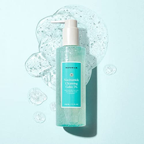 Geléia de Limpeza Naturium Niacinamida 3%% com Ácido Hialurônico – 100g