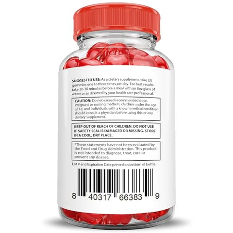 Justified Laboratories - (2 Pacotes) Gomas Ignite Keto ACV Avançadas 1000MG Fórmula de Gomas Ignite Keto de Vinagre de Maçã Formuladas com Suco de Romã em Pó B12 Vegano Não GMO 120 Gomas
