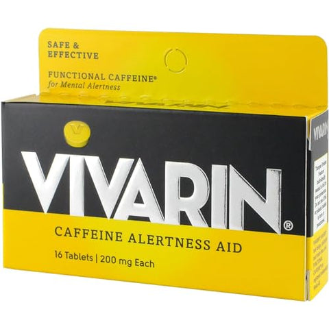 Comprimidos para Alerta com Cafeína, 16 un (Pacote com 5) - Vivarin