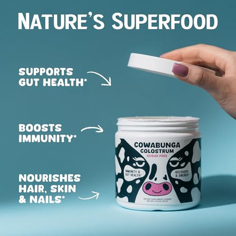 SonoHealth - Premium Colostrum Puro – Fortaleça seu corpo com o melhor colostro – 100% natural e rico em nutrientes – 500g