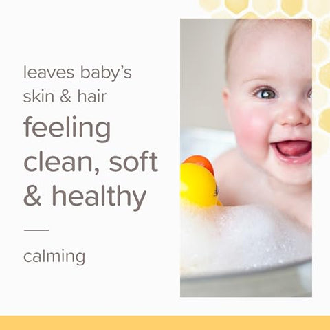 Burt's Bees - Burt’s Bees Conjunto de Shampoo e Lavagem para Bebês, Fórmula Natural de Origem Vegetal 2 em 1 para Pele Sensível, Fragrância Calmante de Lavanda, Sem Lágrimas, Testado por Pediatras, 3 Tamanhos de Viagem