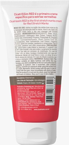 Red – Fórmula Inovadora para Remoção de Estrias Vermelhas e Roxas – Ingredientes Naturais Poderosos da Flora Brasileira – Para Todos os Tipos de Pele - Cicatrissim