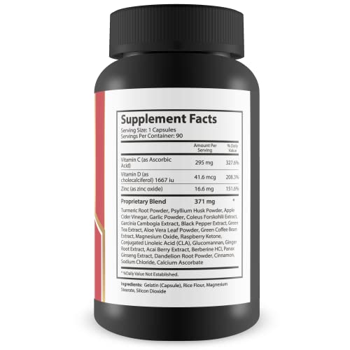Generic - 3X Lifetime Keto ACV Cleanse – Keto Detox para Limpeza Completa do Corpo – Fornecimento de 90 Dias – Ajuda a Reduzir o Inchaço da Barriga com Suporte Digestivo de Psyllium – Promove Energia