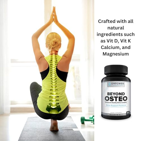 Empower Health Labs - Renovação Óssea Beyond Osteo com Magnésio e Vitamina K2 para Ossos Mais Fortes – Fornecimento de 30 Dias