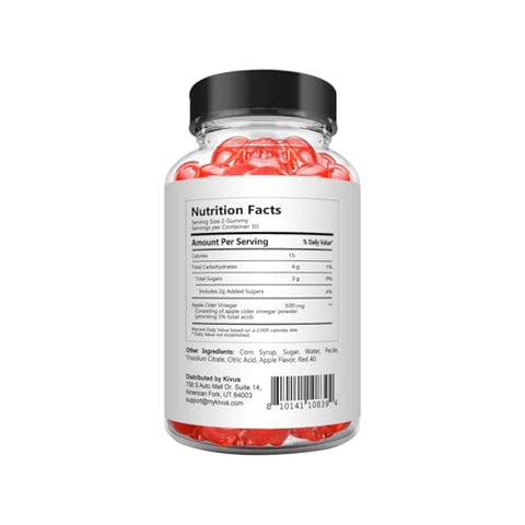 kivus - Kivus Total Keto ACV Gummies – Gomas de Vinagre de Maçã Total Keto (Única, 60 Gomas) | Kivus Total Keto ACV Gummies – Gomas de Vinagre de Maçã Total Keto (60 g)