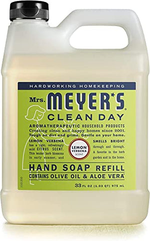 MRS. MEYER'S CLEAN DAY - Recarga de Sabonete Líquido para as Mãos MRS. MEYER’S CLEAN DAY – Pack de Variedades de Aromas (Limão Verbena Lavanda Manjericão)