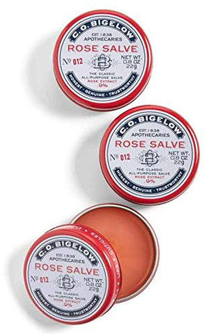 C. O. Bigelow - C.O. Bigelow Bálsamo Labial em Lata, Pack com 3 Unidades de Salva-Rosas para Lábios Ressecados  C.O. Bigelow