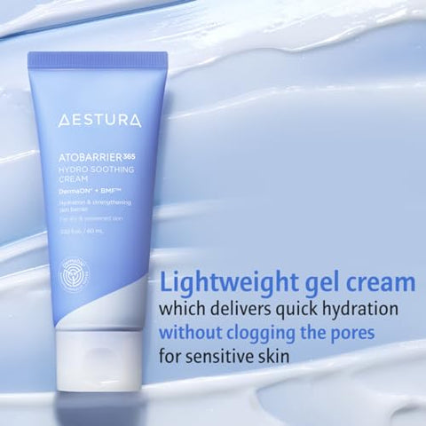 ATOBARRIER365 CERAMIDE HYDRO SOOTHING CREAM | Hidratante Facial Leve para Pele Normal a Sensível | 60ml, 2.02 oz  Aestura - AESTURA