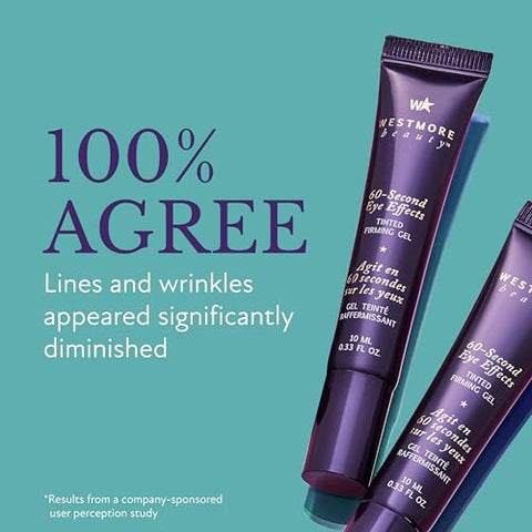 60 Second Eye Effects – Soro Apertador Instantâneo para os Olhos – Removedor Instantâneo de Bolsas nos Olhos – Creme Firmador Instantâneo para os Olhos – Efeito Lifting Instantâneo – 30ml - Westmore Beauty