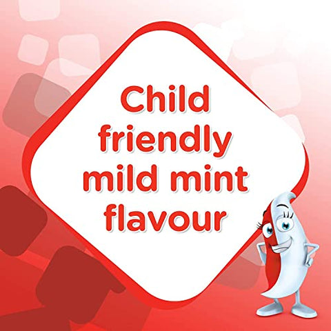 Kids Pasta de Dente com Flúor Bubble Mint Pump – 130g, Pacote com 4 - Aquafresh