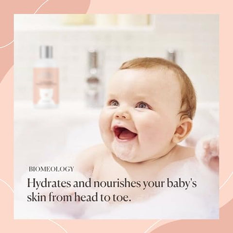 Little Biomes - Shampoo e Sabonete Líquido 2 em 1 para Bebês, com Calêndula Orgânica e Água de Rosas, Sem Fragrância, Hipoalergênico, Amigo do Microbioma (240 ml)
