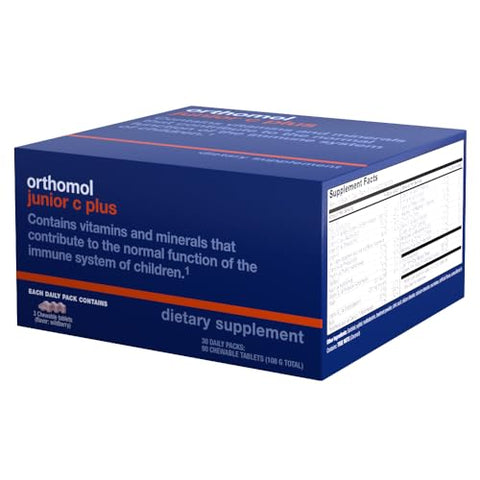 Immun Junior C Plus – Multivitamínico Infantil Sabor Frutas Silvestres – 30 Dias de Fornecimento - Orthomol
