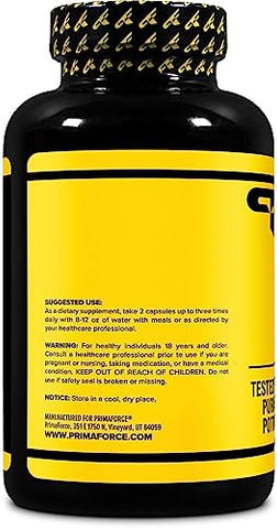 Primaforce - PrimaForce Yohimbine HCl 2.5mg – 270 Cápsulas | Suplemento Premium, Melhora o Desempenho, Sem Preenchedores, Não-OGM e Livre de Glúten