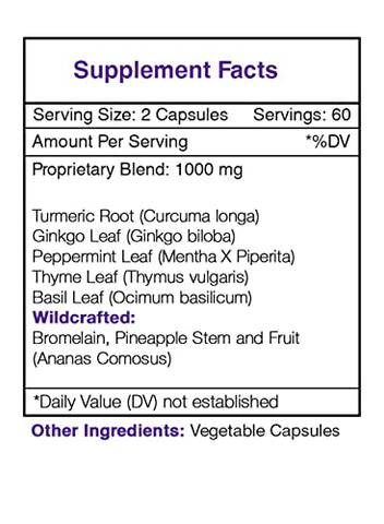 Secrets of the Tribe - Segredos da Tribo – Carpal Secret, Suporte para Síndrome do Túnel do Carpo, Mistura de Suplementos Herbais (120 Cápsulas)