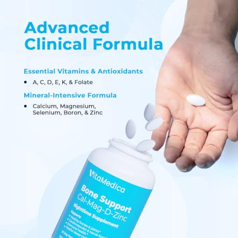Suporte Ósseo | Suplemento para Ossos e Articulações | Cálcio | Magnésio | Vitamina D - VitaMedica