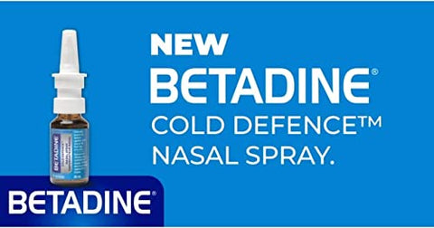 Betadine - BETADINE Spray Nasal Defesa Contra Resfriados 20ml Nova Fórmula Aprimorada (Embalagem Pode Variar)