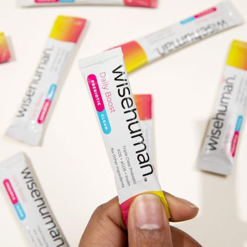 Wise Human - Prebiotic Fiber Boost – 30 Sachês Diários – Sem Sabor – Marca: [Nome da Marca]