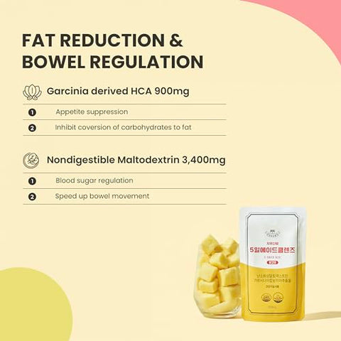 FreedomCafe 5 Day Detox Cleanse Sabor Manga – 5 Pacotes (500g) – Suporte para Digestão Saudável e Movimentos Intestinais Regulares, Detox para Gerenciamento de Peso - JAYU