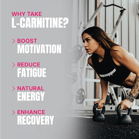 L-Carnitine 3000 – Shots Líquidos Estimulantes Sem Cafeína para Homens e Mulheres – Bebida para Treino, Performance e Recuperação Muscular (31 Porções, Fruta do Dragão) - PROSUPPS