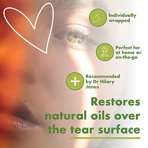 The Eye Doctor - Eye Doctor Tea Tree – Lenços de Limpeza para Pálpebras 80x – Indicado para Olho Seco, Blefarite e MGD