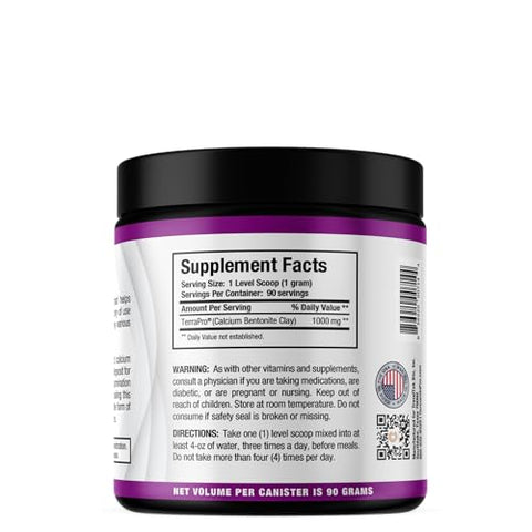 curcuminpro - CurcuminPro TerraPro Bentonite Clay Detox | 90g | Suporte Natural para Saúde Intestinal e do Corpo Inteiro