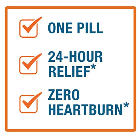 Omeprazol 20mg Bicarbonato de Sódio, Medicamento para Azia, Redutor de Ácido, PPI, Proteção 24 horas, 1 embalagem 42 Cápsulas - Zegerid OTC