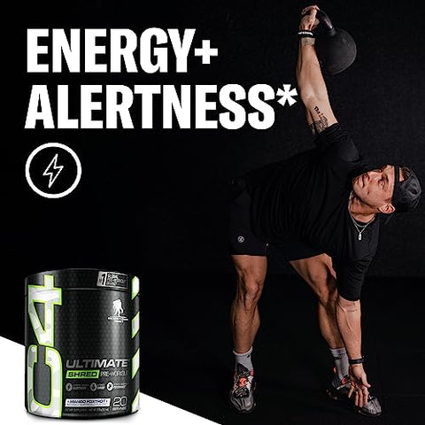 C4 Ultimate Shred x Wounded Warrior Project – Pré-treino em pó queima gordura para homens – 30 doses, 200g - Cellucor