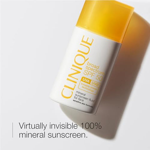 Protetor Solar Mineral Clinique SPF 50 Fluid para o Rosto – 50ml