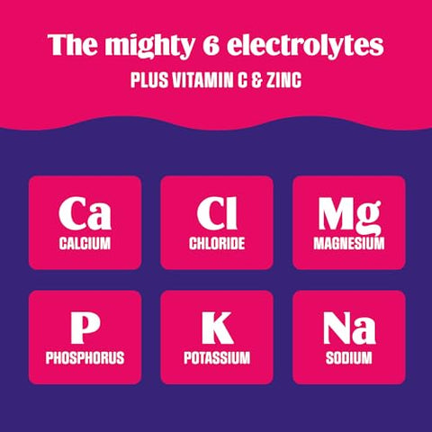 Bebida Diária de Eletrólitos em Pó – Variedade Original, 20 Sachês – Hidratação com 6 Eletrólitos - Ultima Replenisher