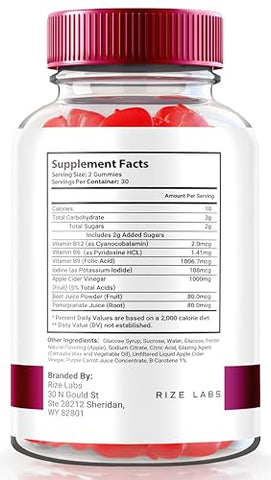 rize labs - Total Fit Keto ACV Gummies – Gomas de ACV TotalFit Keto para Perda de Peso Avançada, Goma de ACV Keto, Suplemento Premium para Bem-Estar Total, Avaliações Oficiais de Vinagre de Maçã (60…)