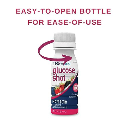 Shots de Glicose 6 frascos – Frutas Vermelhas Misturadas - TRUEplus