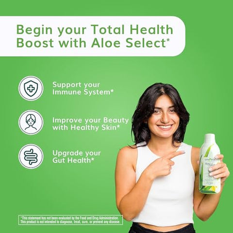 Suco de Aloe Vera Orgânico, Retenção de Polissacarídeos de 10%%, Enzimas Digestivas para Saúde Intestinal, Suporte Imunológico - Univera