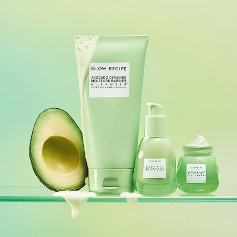 Avocado Ceramide – Limpeza Facial Hidratante para Pele Seca – Removedor Diário de Maquiagem – 150ml - Glow Recipe
