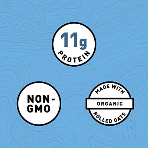 Clif Bar - Barras de Energia CLIF – Blueberry Almond Crisp – Aveia Orgânica – Alimento à Base de Plantas – Vegetariano – Kosher (Barras de Proteína de 2,4 Ounces, 12 Unidades)