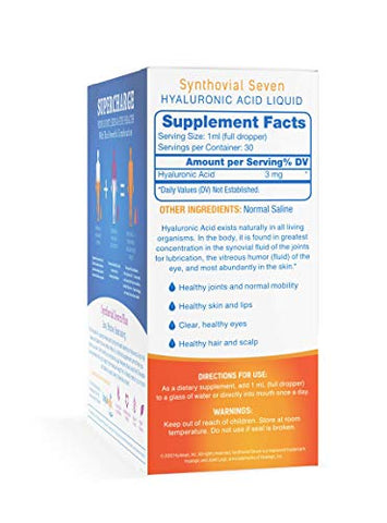 Synthovial Seven Ácido Hialurônico Líquido – 30ml - Hyalogic