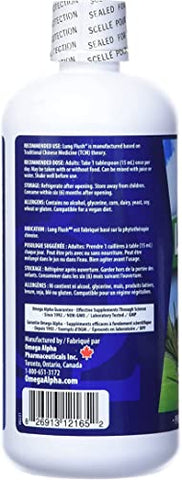 Omega Alpha - LUNG FLUSH – 500ml: Limpeza Pulmonar Potente para uma Respiração Saudável