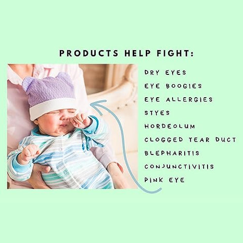Eye Care – Spray de Limpeza para Pálpebras Eye Boogies™ | Não-Tóxico, Livre de Ardência  GlamBaby - GlamBaby