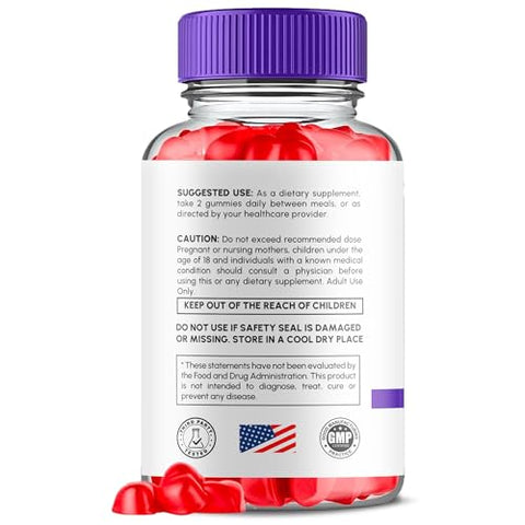 Fyvus - (2 Pacotes) Gomas Turbo Ripped Keto ACV, TurboRIpped Vinagre de Maçã Avançado Multivitamínico de Suporte Saudável, Turbo Rip Máxima Força Diária para Bem-Estar e Energia
