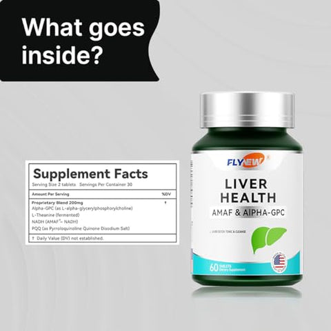 Flynew - Fórmula Detox para Saúde do Fígado, Livre de Cardo Mariano – Marca: Liver Health