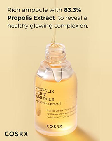 Ampola de Própolis, Sérum Iluminador para o Rosto com 73,5% de Extrato de Própolis, 30ml, Essência Hidratante para Pele Sensível, Linhas Finas, Tom de Pele Irregular, Cuidados Coreanos com a Pele - COSRX