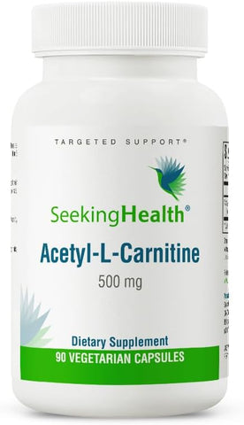 Acetyl-L-Carnitine – Suplemento de Acetyl-L-Carnitine – Suporta Energia, Metabolismo Saudável de Gorduras - Seeking Health