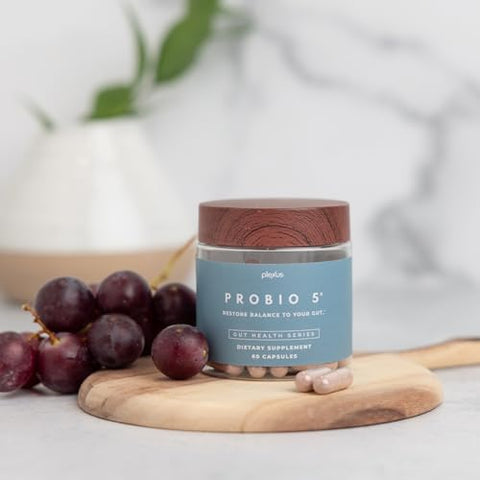 ProBio 5®: Fórmula Probiótica Avançada para Saúde Digestiva – 60 cápsulas - Plexus