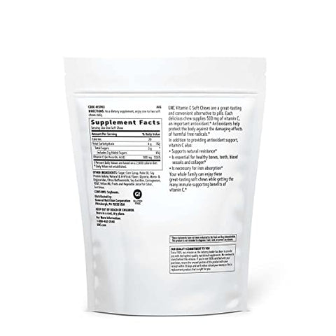 Vitamina C Soft Chews 500mg – Laranja – 60 Unidades – GNC - GNC