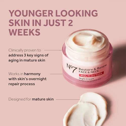 Restore: Creme Facial Restaurador 30ml | Resultados Visíveis | Antienvelhecimento - No7