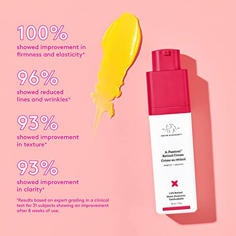A-Passioni Creme Anti-Rugas com Retinol. Iluminador, Restaurador e Vegano com Vitamina F (10 mL / 0,33 fl oz) (Midi) - Drunk Elephant