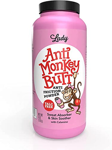 Pó Anti Monkey Butt Lady, 2 Unidades – Absorção, Conforto e Proteção