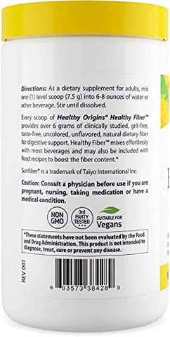 Fiber Clear Mixing (Sunfiber) – 225g – Suplemento para Saúde Intestinal Feminina - Healthy Origins