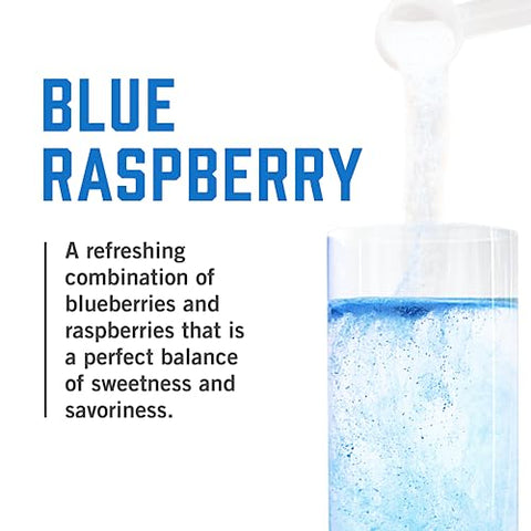 BIOSTEEL - BioSteel Zero Sugar Hydration Mix: Hidratação saborosa com 5 eletrólitos essenciais, sabor Blue Raspberry, 45 porções por pote