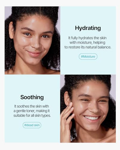 Tônico Coreano de Equilíbrio de pH de Alcaçuz 300ml – Astringente Facial Hidratante PH5.5 Livre de Álcool – Clareador de Pele - ACWELL